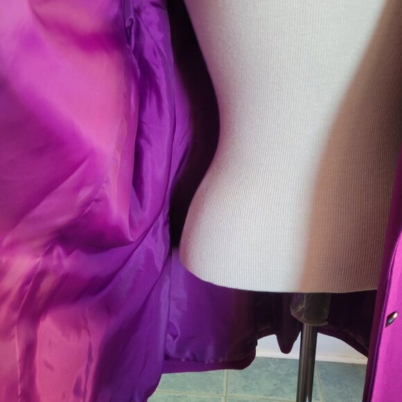 Bar III Women's Plum Compression Faux Double-Breasted Blazer (Size: 2X) - Picture 7 of 16